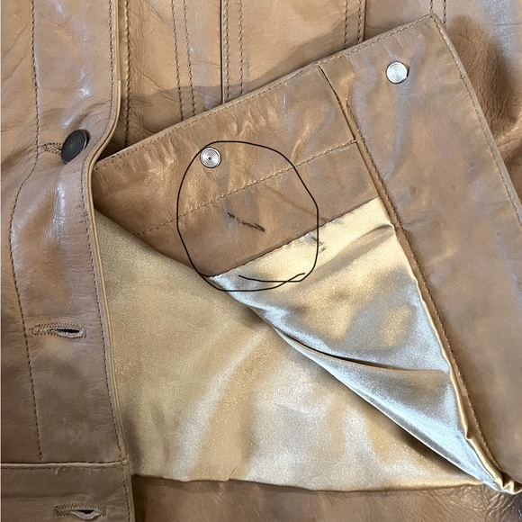 Jim and Marylou Leather Moto Jacket - Sz M - Picture 6 of 10